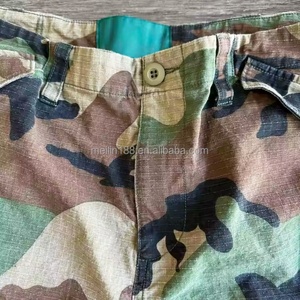 Pantalons cargo personnalisés de haute qualité, motif camouflage personnalisé, pantalons de survêtement 100% coton, pantalons cargo baggy pour hommes - Product Image 3