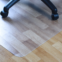 Tapis de chaise rectangulaire pour sol dur antidérapant