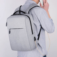 Vente en gros sac d'école Oxford avec impression de logo personnalisée pour les voyages d'affaires sac à dos pour ordinateur portable avec USB