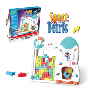 Bloc ABS pour enfants <span class=keywords><strong>fusée</strong></span> spatiale 3D stéréo Puzzle jouets de construction intéressants pour l'éducation précoce et la formation logique - Product Image 6