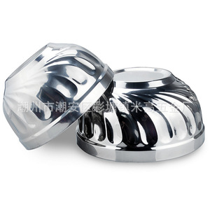 Tazón de Acero Inoxidable con Doble Capa Aislante de Calor y Borde Soldado para Uso en Hoteles, Cafeterías y Fiestas de Té - Product Image 1