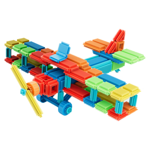 Blocchi di Costruzione in Plastica POTENTIAL, Design Unico e Morbido, Giocattolo STEM Fai-da-Te per Bambini dai <span class=keywords><strong>3</strong></span> <span class=keywords><strong>Anni</strong></span> in Su QL-066(B)-5 - Product Image 4