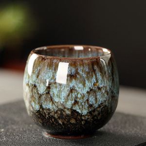 110ML Wholesale Japanese Style Hand-painted Coffee <b>Cup</b> Kiln Change Cute <b>Espresso</b> Mug Kungfu Tea Water <b>Cup</b> - Product Image 4