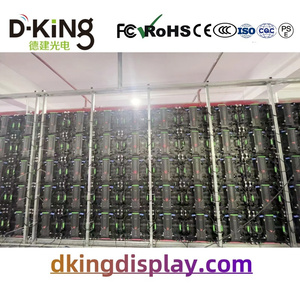จอแสดงผล LED P4.8 วิดีโอวอลล์ 1920x1080 ตู้อะลูมิเนียมสำหรับภายนอกอาคาร อัตราส่วน 16:9 ติดตั้งบนผนังได้ สำหรับโฆษณากราฟิก - Product Image 6