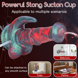 Фантазийный водоспрей-монстр-дилдо в виде инопланетного животного, эякулирующий дилдо-лошадь с присоской, секс-игрушки для женщин, мужчин и геев - Product Image 4