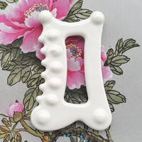 Drainage lymphatique, massage, Micro cristal, céramique coréenne Gua Sha, pour cuir chevelu, visage, cou, dos, corps, muscles relaxants