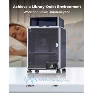 Boîtier Creality K1 SE, vue à 360 degrés, anti-poussière, température constante, accessoire d'imprimante 3D - Product Image 6