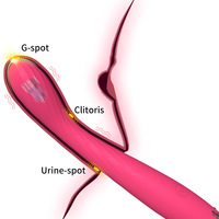 Vibromasseur G-spot rechargeable - Accessoire de jeu de rôle vibrant pour le plaisir féminin