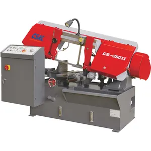 Band Sawing Machine CS-280II Pivot Semi-Automatic Metal Band Saw CE Certificate High Precision For Metal Sawing Stainless Steel