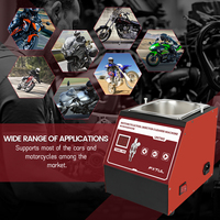 FXTUL UNT50 Kit completo Unidad de limpieza ultrasónica digital para motocicletas Inyector Banco de pruebas Soporte de prueba y lavado