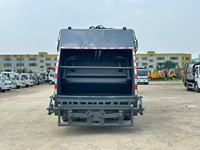 Camion poubelle à chargement arrière de 14 m³, compresseur robuste, 4x2, diesel, haute capacité, véhicule de collecte des déchets municipaux