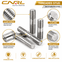 RuiLi OEM ODM M3 to M10 304 Stainless Steel Double End Stud Bolt Metric Threaded Rod Fastener Bulk Wholesale Supplier