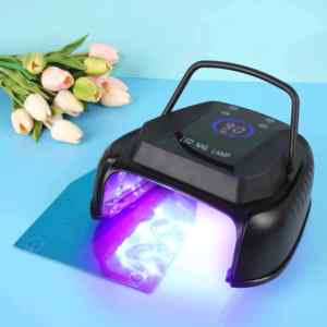Secador de esmalte de gel de uñas LED UV recargable portátil de 72W lámpara de uñas inalámbrica más fuerte - Product Image 6