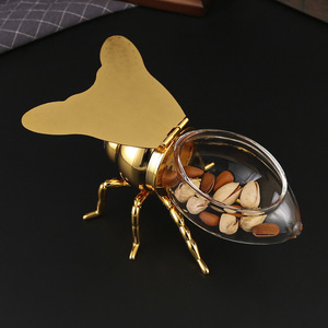 Boîte à épices Maini Little Seasoning Box, grand sucrier en forme d'abeille dorée, boîte à épices de cuisine domestique avec cuillère, pot de rangement, haut de gamme - Product Image 2