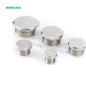 Sampel Gratis Explosion Proof Brass Nikel Plated Cable Gland Stop Plug
