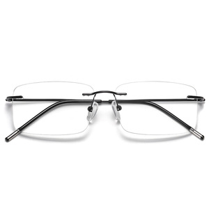 <span class=keywords><strong>Lunettes</strong></span> de Lecture <span class=keywords><strong>Progressives</strong></span> Multifocales Intelligentes Personnalisées sans Monture en Titane Anti-Lumière Bleue Hommes Femmes - Product Image 3