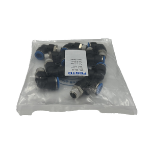 153053 QSL-3/8-12 проталкиваемый L-фитинг с наружной резьбой R3/8 Германия, быстрый Коннектор с трахеальной резьбой - Product Image 2