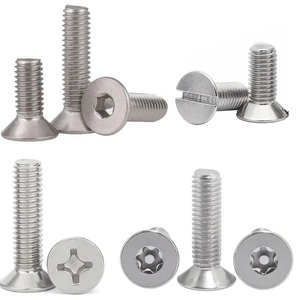Tornillo YPH CSK cincado, métrico, personalizado, de acero inoxidable 304, M1.6, M2, M2.5, M3, M4, con cabeza ovalada y avellanado para máquina - Product Image 2