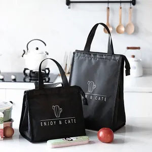 Fashion Style Insulated Lunch Bag Durable Pouch Thermal Insulated Lunch Box Tote Cooler Bag Lunch Container