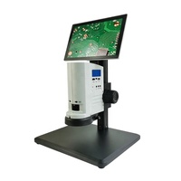 10inch LCD Screen 0.7x-5x PCB Industrial Inspection Microscope