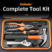 Nouvel ensemble d'outils à main professionnels portables de haute qualité, amélioré, 30 pièces, comprenant marteaux, pinces et embouts de tournevis en acier au carbone pour la réparation