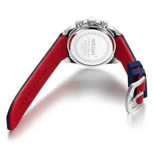 Best Selling MEGIR 2063 Multi Function Sport Watch Fashion Silicone Watch For Men Casual Electronic Watch Custom LOGO Factory
