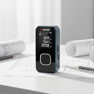 เครื่องวัดระยะทางเลเซอร์ <span class=keywords><strong>SNDWAY</strong></span> อุตสาหกรรม 40 ม./60 ม. แบบพกพา ชาร์จไฟได้ ใช้แบตเตอรี่ลิเธียม ขนาดเล็ก OEM/ODM สีดำ - Product Image 1