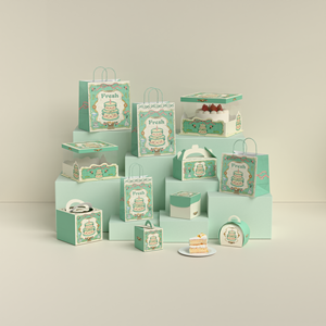 Hot Sale Cardboard Cake Box <strong>Customized</strong> Biodegradable Packing Paper <strong>Bakery</strong> Birthday Cake <strong>Boxes</strong> - Product Image 2