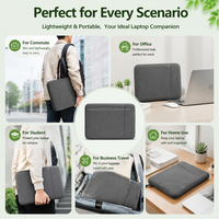 Housse de protection pour ordinateur portable 12-16 pouces en velours hautement élastique avec doublure antichoc pour professionnels - Vente en gros