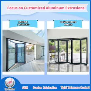 Porta Bifold per Esterni Resistente, <span class=keywords><strong>Porte</strong></span> Bifold da Esterno in Alluminio, Porta Bifold <span class=keywords><strong>a</strong></span> 5 Pannelli Colore Bianco - Product Image 5