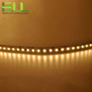 2700K暖白色柔性发光二极管条<span class=keywords><strong>3528</strong></span> 120LED 24v 8毫米宽度印刷电路板，用于智能发光二极管条装饰