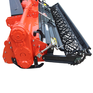 Rotateur à 3 points pour tracteur Rotary Tiller Stone Burier avec rouleau à mailles arrière - Product Image 2