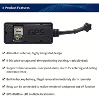 Pelacak GPS Mini Ultra-Tipis 14mm Berkabel, Pencari Kendaraan Real-time dengan Deteksi ACC, Peringatan Geofence untuk Keamanan Aset