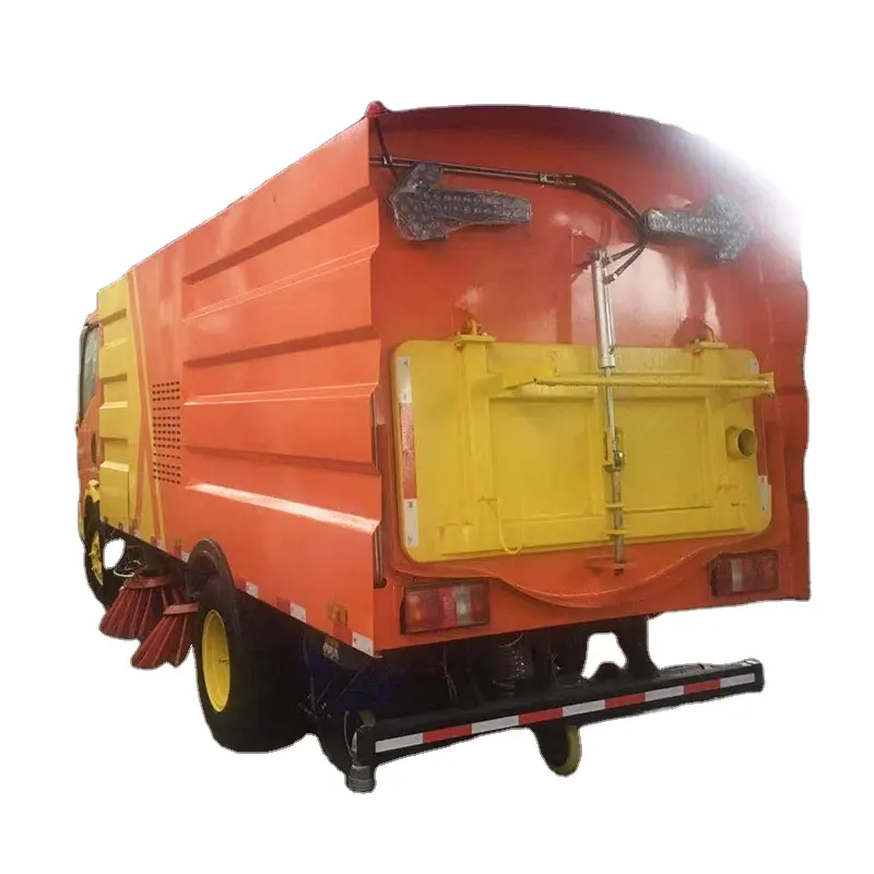 Limpiador de polvo para camión, barredora de carreteras de saneamiento del Estado RHD, 4x4