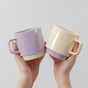 Tasses à café en céramique personnalisées avec poignée, impression sérigraphique, cadeau pour souvenirs d'entreprise, qualité supérieure - Product Image 5