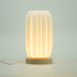 New 3D in PLA Chụp đèn USB giao diện kem phong cách đèn bàn thích hợp cho phòng ngủ cạnh giường ngủ trang trí chiếu sáng - Product Image 4