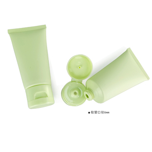 Tube souple en plastique vert vide de 50 ml et 100 ml avec logo personnalisé pour emballage cosmétique de voyage, crème de soin corporel et flacon de lavage du visage - Product Image 4