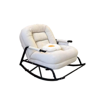 Canapé simple moderne inclinable pour adultes Chaise de loisirs pliante à usage domestique pour salon, balcon, chambre, hôtel/salle à manger en métal