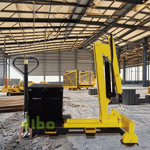 Mini 1 Tonne Batterie Verlängerung sarm Mobiler Boden kran Neuer Motor pumpen kern Kleine hydraulische Ausgleichs heber ausleger Hergestellt in China - Product Image 3