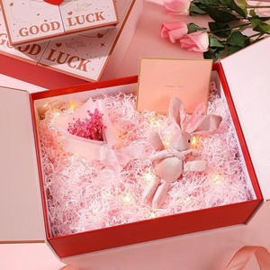 Luxury <b>Pink</b> Magnetic Box with Custom Logo Hard Paper Recycled Perfume Candy <b>Gift</b> Box - Product Image 4