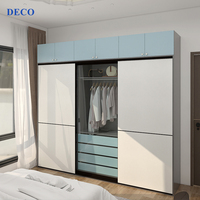 2022 nouveau bleu ciel lit armoire enfants armoire armoire-placard meubles de maison meubles modernes chambre panneau en bois