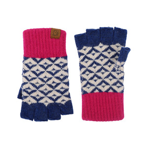 Guanti <span class=keywords><strong>Senza</strong></span> <span class=keywords><strong>Dita</strong></span> Personalizzati per Donne, Guanti Termici a Mezza <span class=keywords><strong>Dita</strong></span> in Maglia per Studentesse - Product Image 3