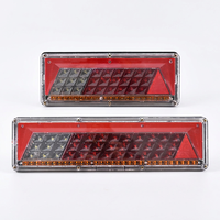 Ensemble de feux arrière LED 24V pour camion et remorque, lampe combinée arrière, remplacement universel