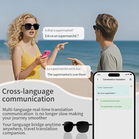 Zhiyi, nuevo producto, gafas de sol inteligentes AI Translate, gafas de sol inalámbricas BT, gafas de sol inteligentes para exteriores, llamadas manos libres, música, gafas inteligentes AI