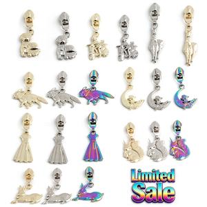 Offre Limitée : Tirettes de <span class=keywords><strong>Fermeture</strong></span> <span class=keywords><strong>Éclair</strong></span> en Nylon avec Tête Métallique Dorée et Logo, Curseurs de <span class=keywords><strong>Fermeture</strong></span> <span class=keywords><strong>Éclair</strong></span> pour Sacs/Vêtements - Product Image 5