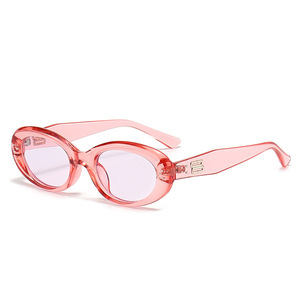 Thời trang retro khung nhỏ 5 loại Bộ sưu tập Kính mát UV400 Cat Eye Sunglasses tùy chỉnh PC Vòng Kính mát 2024 - Product Image 6