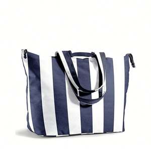 Bolsos de Mano de Lona Personalizados de Fábrica, Bolsos de Compras de Gran Capacidad para Mujer, Bolsos de Playa, Bolsos de Viaje Fáciles de Transportar, Duraderos - Product Image 1