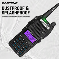 Harga Asli Murah Baofeng UV-82 Dual PTT UHF/VHF Dual Band Walkie Talkie Portabel Baterai 2800mAh Jangkauan 5-10km