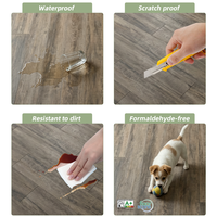 Plancher en vinyle SPC à clipsage, moderne, luxueux, écologique, imperméable, 5 mm, pour usage intérieur