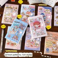 Cuaderno Escolar Kawaii Personalizado con Cubierta de PVC, Tapa Dura, Diseño de Botón con Dibujos Animados, Color y Logotipo Personalizables para Niñas